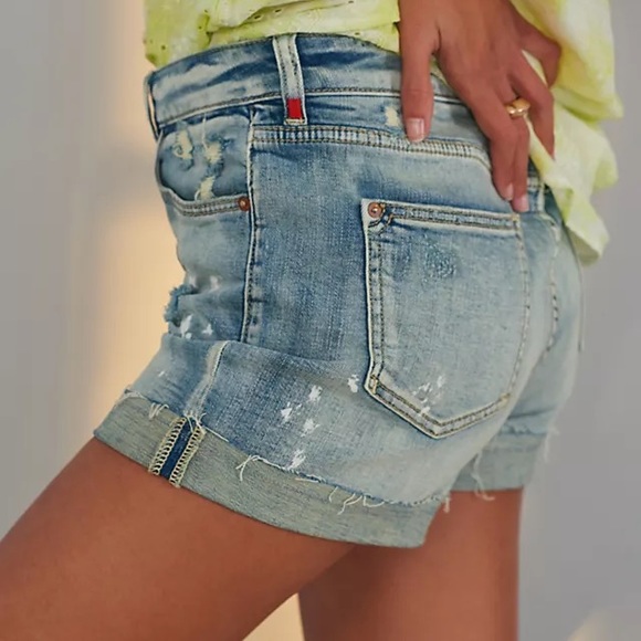 Anthropologie pilcro signature denim Jean shorts high rise - Picture 4 of 5